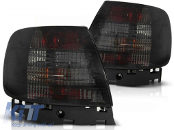 Tuning tail lights suitable for Audi A4 11.1994-09.2000 sedan fully tinted, left and right - ABAUTX6010747