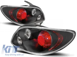 image-64-TUNING TAILLIGHTS SET SUITABLE FOR PEUGEOT 206 AFTER 10.1998 3/5 DOORS WITH BLACK BASE, LEFT AND RIGHT
