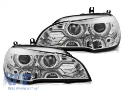 image-4-Tuning xenon headlight kit suitable for BMW X5 E70 2007-2010 AFS with chrome base, left and right
