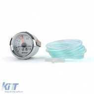 Turbónyomásmérő kiegészítő műszer 52mm króm plazma kék megvilágítással-image-6192946