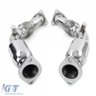 Tuyau de remplacement downpipe en acier inoxydable Motorsport adapté pour Nissan 370Z 2009-2020-image-6259093