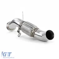 Tuyau de remplacement downpipe en acier inoxydable Motorsport pour BMW X5 35d 3.0 sd 286HP E70 M57N2-image-6259096