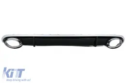 image-29-Tylny dyfuzor I Wydechowy Porady dla AUDI A4 B8 Pre Facelift 2007-2011 RS4 Look