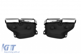 Type A Design diffuser with chrome tips suitable for rear bumper for Mercedes GLS X166 2015-2019 -oo--oo--image-6264385
