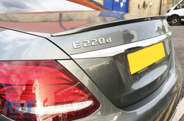 Type A Design spoiler suitable for trunk for Mercedes E-Class W213 sedan 2016-2020, W213 facelift after 2020, unpainted-image-6227786