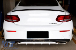 Type A Design spoiler suitable for trunk for Mercedes C-Class Coupe C205 after 2015, unpainted-image-6227798