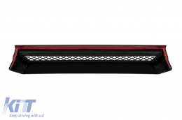 Type B design spoiler suitable for upper part of front A Design bumper for Mercedes G-Class W463 1989-2018, unpainted-image-6265515
