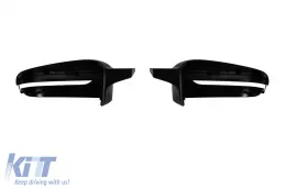 Type M tükörborítás BMW 2-es G42, 3-as G20, G21, 4-es G22, G23, G26, 5-ös G30, G31, 7-es G11, G12, 8-as G14, G15, G16 modellekhez, fekete lakk-image-6146783