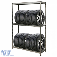 Tyre rack tyre stand workshop shelf heavy duty shelf storage rack 180x120x40cm