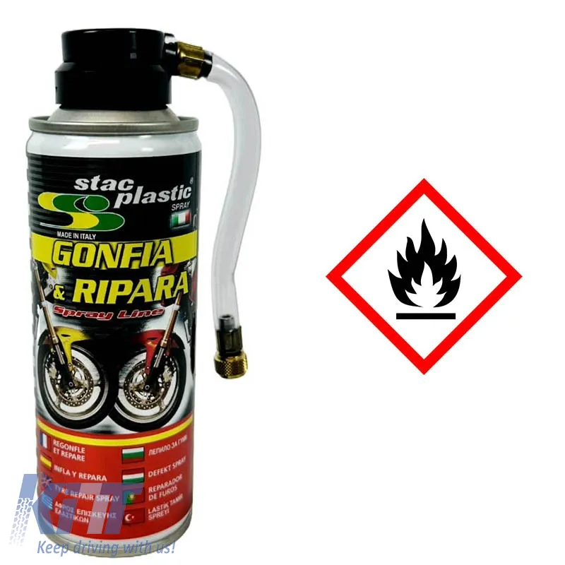 Tyre Repair Spray Stac Plastic 200ml