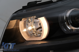 U-LED 3D Fanária Emprós Xenón katállhloi gia BMW Seirá 3 E90 Limouzína E91 Touring (03.2005-08.2008) LHD Mavro-image-6079436