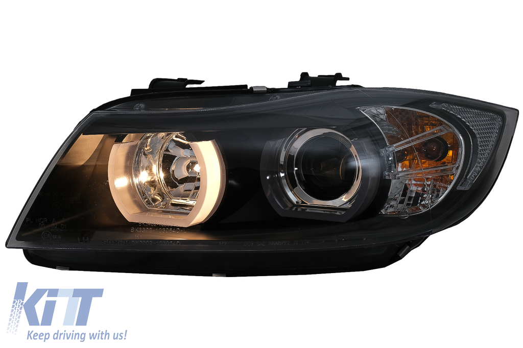U-LED 3D Headlights Halogen suitable for BMW 3 Series E90