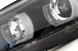 U-LED 3D Scheinwerfer Xenon für BMW 3 E90 Limo E91 Touring 03.05-08.08 LHD Schwarz-image-6079439
