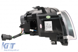 U-LED 3D Фарове Ксенон подходящи за BMW 3 Series E90 Лимузина E91 Touring (03.2005-08.2008) LHD Черен-image-6079443