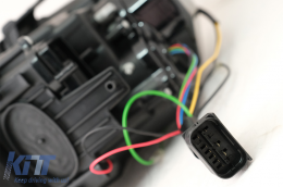 U-LED 3D Фарове Халоген подходящи за BMW 3 Series E90 Лимузина E91 Touring (03.2005-08.2008) LHD Черен-image-6081332