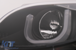 U LED Angel Eyes Фарове , подходящи за BMW Серия 3 E46 Facelift Лимузина Touring (2001-2005) Черен-image-6093177