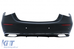 Umbau Bodykit für Mercedes S-Klasse W223 Limousine 2020+ S450 Design Stoßstange Kühlergrill-image-6098731