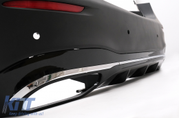 Umbau Bodykit für Mercedes S-Klasse W223 Limousine 2020+ S450 Design Stoßstange Kühlergrill-image-6098736