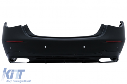 Umbau Bodykit für Mercedes S-Klasse W223 Limousine 2020+ S450 Design Stoßstange Kühlergrill-image-6098751