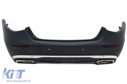 Umbau Bodykit für Mercedes S W223 Limousine 20+ Stoßstange M-Design Schwarz-image-6097658