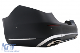 Umbau Bodykit für Mercedes S W223 Limousine 20+ Stoßstange M-Design Schwarz-image-6097659