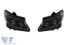 Un kit de tuning Design Line 25 Facelift adecuado para Mercedes V-Class W447 2014-2023 con faros y luces traseras-image-6151355