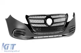 Un kit de tuning style facelift Design Line 25 adapté pour Mercedes V-Class W447 2016-2023 - sans changer les phares-image-6147638
