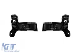 Un pacchetto di design tipo 63 adatto per Mercedes GLC SUV X253 2020-2022 con minigonne laterali e terminali di scarico neri-image-6151239