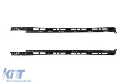 Un pacchetto di design tipo 63 adatto per Mercedes GLC SUV X253 2020-2022 con minigonne laterali e terminali di scarico neri-image-6151246
