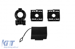 Un pacchetto di design tipo 63 adatto per Mercedes GLC SUV X253 2020-2022 con minigonne laterali e terminali di scarico neri-image-6151264