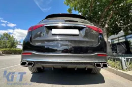 Un pacchetto di design tipo 63 adatto per Mercedes GLE SUV W167 2018-2023, dopo il 2024 con elementi in cromo e terminali in cromo-image-6265090