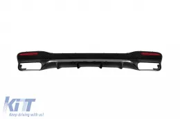 Un pacchetto di design tipo 63 adatto per Mercedes GLS X166 2015-2018 con elementi cromati e terminali di scarico-image-6265412