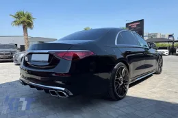 Un pacchetto di design tipo S63 adatto per la Mercedes Classe S W223 a passo lungo dopo il 2020 con elementi in cromo-image-6142141