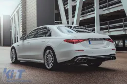 Un pacchetto di design tipo S63 adatto per Mercedes Classe S W223 dopo il 2020 con elementi cromati-image-6142021