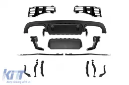Un pacchetto di design tipo S63 adatto per Mercedes S-Class W221 a passo lungo 2006-2013 con minigonne laterali-image-6237498