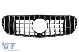 Un pack de design type 63 adapté pour Mercedes GLC X253 2015-2019 avec jupes latérales pour le modèle équipé d'un pare-chocs arrière A Design Line-image-6151202