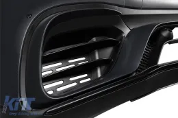 Un pack de design type 63 adapté pour Mercedes GLC SUV X253 2020-2022 avec jupes latérales et embouts d'échappement noirs-image-6151221