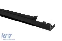 Un pack de design type 63 adapté pour Mercedes GLC SUV X253 2020-2022 avec jupes latérales et embouts d'échappement noirs-image-6151247