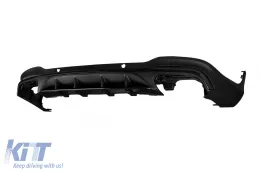 Un pack de design type 63 adapté pour Mercedes GLC SUV X253 2020-2022 avec jupes latérales et embouts d'échappement noirs-image-6151250