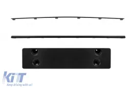 Un pack de design type 63 adapté pour Mercedes GLC SUV X253 2020-2022 avec jupes latérales et embouts d'échappement noirs-image-6151262