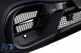 Un pack design type 63 adapté pour Mercedes GLE SUV W167 2018-2023, après 2024 avec des éléments chromés et des embouts chromés-image-6265063