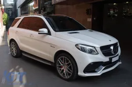 Un pack design type 63 adapté pour Mercedes GLE W166 2015-2019 avec pare-chocs arrière-image-6265143