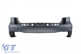 Un pack design type 63 adapté pour Mercedes GLS X166 2015-2018 avec éléments chromés et sorties d'échappement-image-6265411