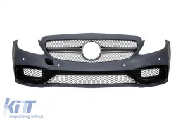 Un pack design type C63 adapté pour Mercedes Classe C W205 berline 2015-2018-image-6141901