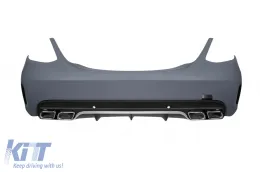 Un pack design type C63 adapté pour Mercedes Classe C W205 berline 2015-2018-image-6141906