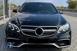Un pack design type E63 adapté pour Mercedes E-Class W212 berline 2014-2016 avec ailes-image-6148054