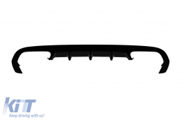 Un pack design type E63 adapté pour Mercedes E-Class C238 coupé, A238 cabrio 2017-2019 avec embouts chromés, pour le modèle avec pare-chocs arrière A Design.-image-6149865