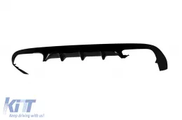 Un pack design type E63 adapté pour Mercedes E-Class C238 coupé, A238 cabrio 2017-2019 avec embouts chromés, pour le modèle avec pare-chocs arrière A Design.-image-6149867