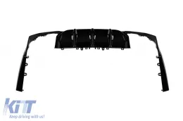 Un pack design type E63 adapté pour Mercedes E-Class C238 coupé, A238 cabrio 2017-2019 avec embouts chromés, pour le modèle avec pare-chocs arrière A Design.-image-6149868