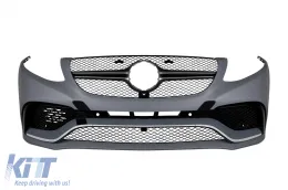 Un pack design type GLE63 adapté pour la conversion de la Mercedes ML W166 2011-2015 en GLE W166, pour le modèle avec des phares au xénon-image-6141168